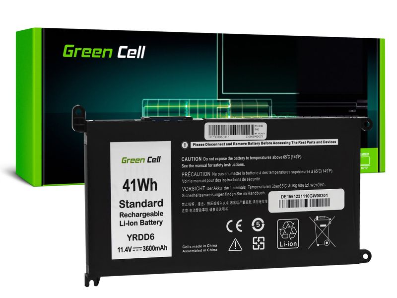 DE156 Green Cell batéria YRDD6 1VX1H pre Dell Vostro 5490 5590 5481 Inspiron 5481 5482