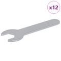 vidaXL Spanner 12 ks Strieborná 13 mm Železo