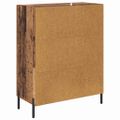 vidaXL Servírovacia skriňa Staré drevo 69,5 x 34 x 90 cm