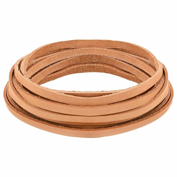 vidaXL Kožený remienok Svetlohnedá 1000 x 0,8 cm Koža