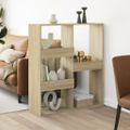 vidaXL Deliaca stena dub sonoma 100x33x115 cm kompozitné drevo