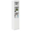 vidaXL Highboard White 37,5x35x180 cm Konštruktérske drevo