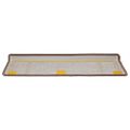vidaXL Samolepiace schodové rohože 15 ks 65 x 21 x 4 cm Non-Slip Hnedá