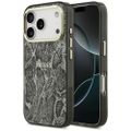 Puzdro Guess Python Pattern MagSafe pre iPhone 17 Pro čierne