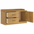 vidaXL Lavica do predsiene SANDNES 87x40x50 cm borovicový masív