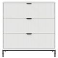 vidaXL Servírovacia skriňa Biela 79,5 x 33 x 82 cm Kompozitné drevo