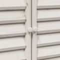 vidaXL Záhradný prístrešok so strechou Biela 106 x 56 x 113,5 cm