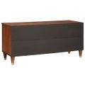vidaXL TV skrinka Hnedá 100 x 33,5 x 46 cm Masívne mango drevo