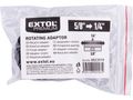 Rotačný adaptér, vnútorný závit 5/8" - skrutka 1/4" EXTOL PREMIUM
