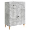 vidaXL Servírovacia skriňa Betónovo sivá 66 x 34,5 x 90 cm