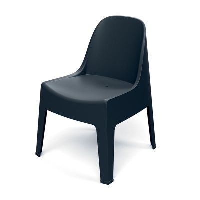 Stolička záhradná MILANE 580x600x735 mm - uhoľná