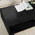 vidaXL Konferenčný stolík Čierny dub 100 x 46 x 35 cm Kompozitné drevo
