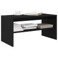 vidaXL TV skrinka Dub čierny 80x40x40 cm Drevo