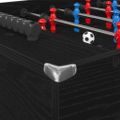 vidaXL Stolný futbal Čierny Dub 125 x 60,5 x 80 cm Kompozitné drevo