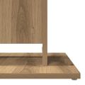 vidaXL Bistro stolík, dub artisan 60x60x75 cm, kompozitné drevo
