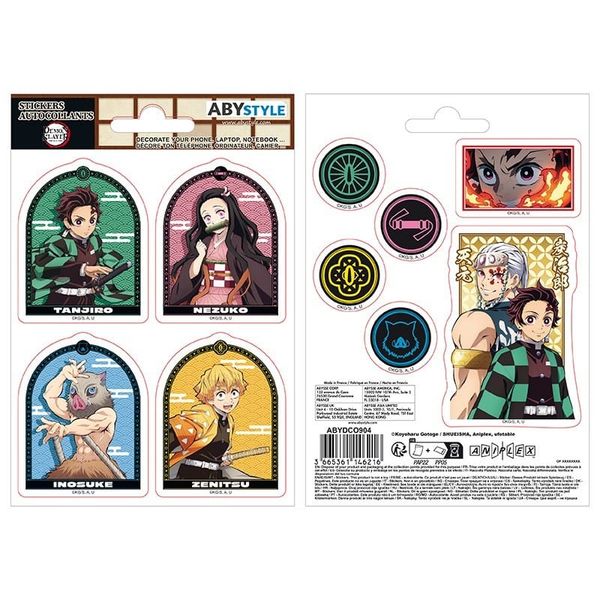 Sada samolepiek Demon Slayer - Entertainment District