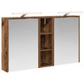 vidaXL Set kabinetov do kúpeľne 3 ks 106 x 16 x 62,5 cm