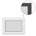vidaXL Otočné a sklopné okno do suterénu RISOR 80 x 70 cm PVC a sklo