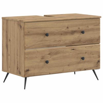 vidaXL Kúpeľňová skrinka pod umývadlo BREDA Dub artisan