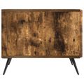 vidaXL Konferenčný stolík Dymový dub 49 x 50 x 40 cm Kompozitné drevo