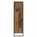 vidaXL Knižnica 99.5 x 30 x 108.5 cm Kompozitné drevo Staré drevo