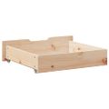 vidaXL Zásuvky pod posteľ s kolieskami 2 ks 65x55x17 cm borovica