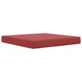 vidaXL Vankúš na vonkajšiu pohovku Polyester vínovo červená 80 x 80 cm