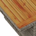 vidaXL Súprava záhradných pohoviek 9 ks Sivá