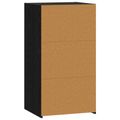 vidaXL Servírovacia skriňa Čierny dub 50 x 41 x 93 cm Kompozitné drevo