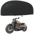 vidaXL Kryt na motocykel čierny 295x110x140 cm 210D oxford