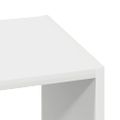 vidaXL Knižnice 2 ks stohovateľné biele 30x30x80 cm kompozitné drevo