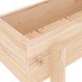 vidaXL Záhradný vyvýšený záhon 121x30x38 cm masívna borovica