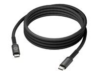 dbramante1928 re-charge it - USB kábel - USB-C (M) do USB-C (M) - 2 m - pletený, napájanie USB (240 W), 100 % recyklovaný plast - čierna