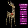 vidaXL 3D sob 250 LED Teplá biela 96 x 40 x 180 cm PET