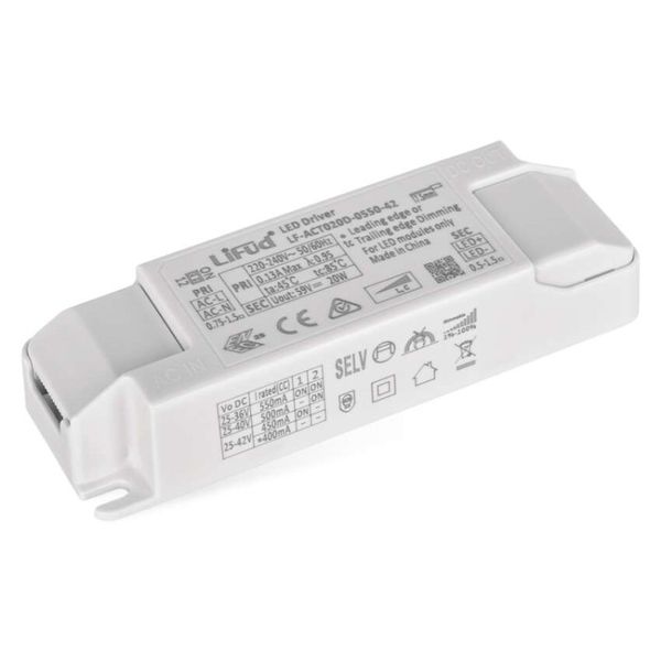 Triakový stmievateľný ovládač pre LED svietidlo 550mA 20W