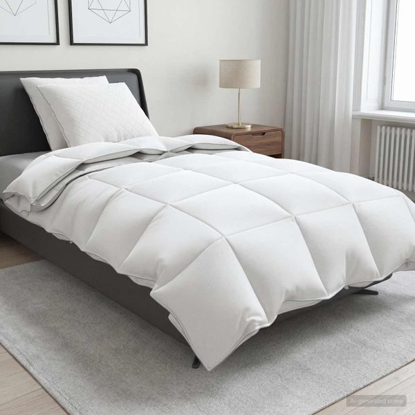 vidaXL Súprava paplónu z 90% husacieho peria FULDA 3 ks 135 x 220 cm