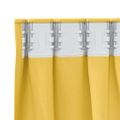 vidaXL Záclony na zatemnenie s krúžkami 2 ks Horčicová žltá Polyester