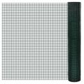 vidaXL Drôtené pletivo, pozinkované a potiahnuté PVC 10x1 m, zelené