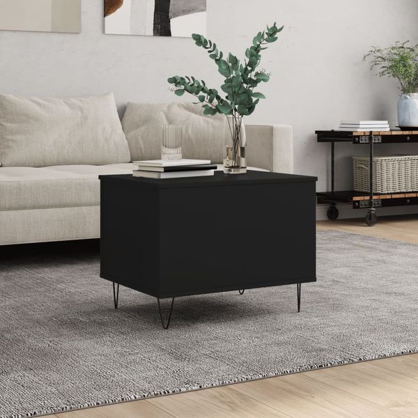 vidaXL Konferenčný stolík čierny 60x44,5x45 cm spracované drevo