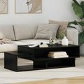 vidaXL Konferenčný stolík Čierny dub 105 x 50 x 32,5 cm