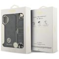 Puzdro Guess 4G Strass Logo & Big Strap Metal Buttons MagSafe pre iPhone 17 čierna