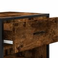 vidaXL Regál na topánky dymový dub 48x38x97,5 cm spracované drevo