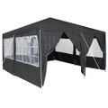 vidaXL Párty stan Antracit 400 x 400 x 266 cm Polyetylén