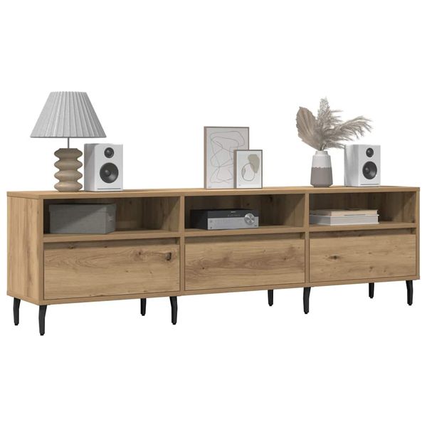 vidaXL TV skrinka dub artisan 150x30x44,5 cm kompozitné drevo
