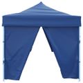 vidaXL Skladací párty stan s 8 bočnými stenami 870x291x315 cm modrý