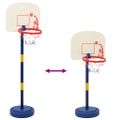 VidaXL Basketbalový stojan s loptou a pumpou nastaviteľná výška