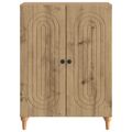 vidaXL Servírovacia skriňa Dub artisan 66 x 34,5 x 90 cm