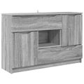 vidaXL Servírovacia skriňa Sivý Sonoma 100 x 30 x 65,6