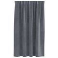 vidaXL Zatemňovacie závesy 2 ks Svetlosivá 140 x 140 cm Zamat