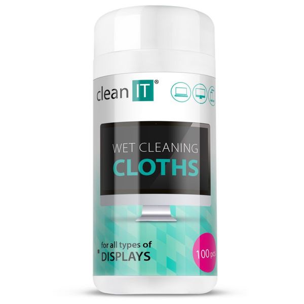 CLEAN IT CL-141, Vlhčené čistiace obrúsky 100ks